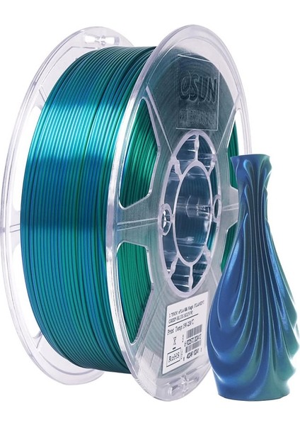 Epla-Silk Magic Filament Yeşil-Mavi 1.75MM 1 kg