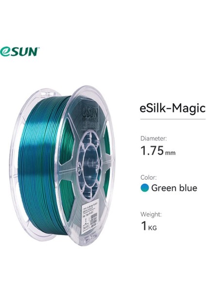 Epla-Silk Magic Filament Yeşil-Mavi 1.75MM 1 kg