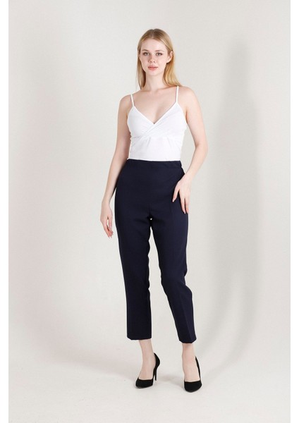 Kadın Büyük Beden Havuç Paça Likralı Dokuma Pantolon 1004 indirimleri