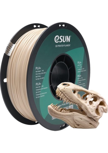 Urhanshop Esun Kemik Beyazı Pla+ Filament 1.75MM 1 kg Plus