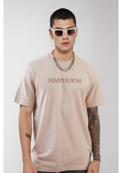 Erkek Enjeksiyon Baskılı Regular Fit Penye Tişört 1002