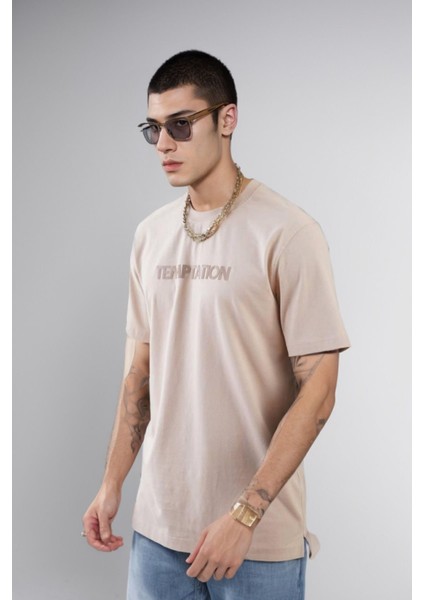 Erkek Enjeksiyon Baskılı Regular Fit Penye Tişört 1002 modelleri