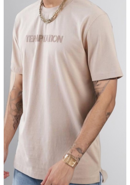 Erkek Enjeksiyon Baskılı Regular Fit Penye Tişört 1002 indirimleri