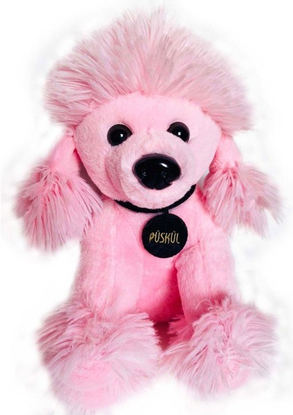 1435 30 cm Pembe Püskül Köpek