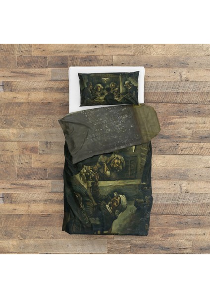 Patates Yiyenler & Whistler'ın Annesi Çift Taraflı Nevresim Takımı - 200 cm x 220 cm