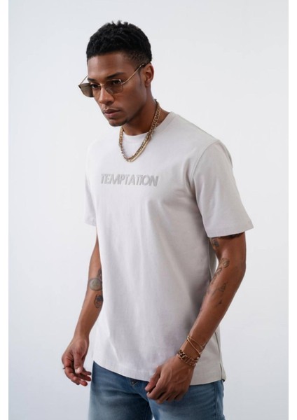 Erkek Enjeksiyon Baskılı Regular Fit Penye Tişört 1002 fiyatları