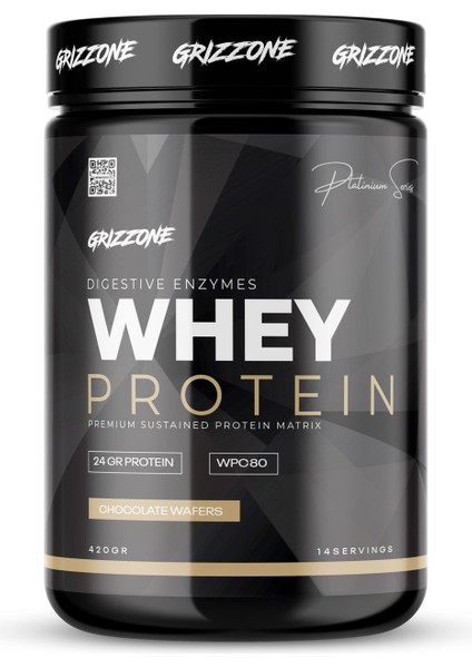 Grızzone Grızzy Whey Proteın Pro 420 Gr 14 Servıs ( Chocolate Wafel )