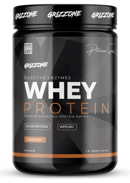 Grızzone Grızzy Whey Proteın Pro 420 Gr 14 Servıs ( Caramel )