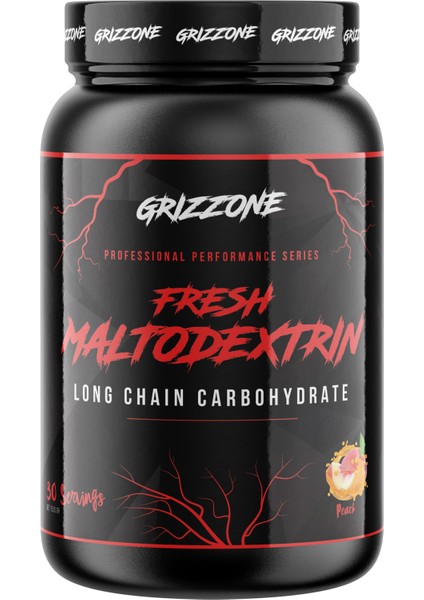 Grızzone Maltodexstrın 30 Servıs 1500 Gr Fresco Serı Şeftali Aromalı