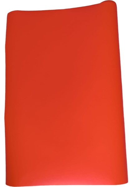 Mat Kırmızı Renk Dayanıklı Araç Motor Mobilya Kaplama Folyosu 126CM x 50CM