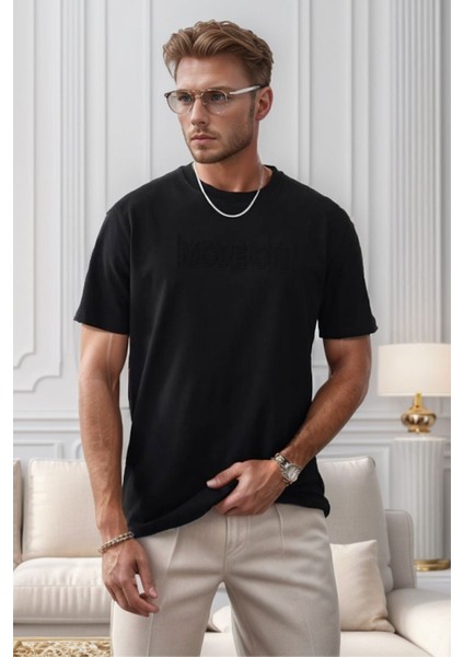 Erkek Enjeksiyon Baskılı Regular Fit Penye Tişört 1002 fiyatları