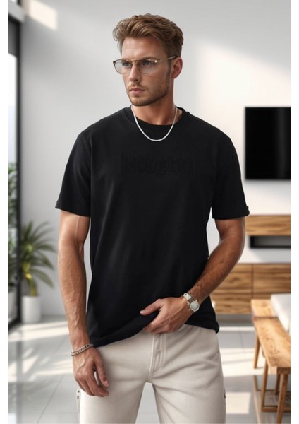 Erkek Enjeksiyon Baskılı Regular Fit Penye Tişört 1002 fırsatları