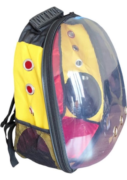 Kedi Köpek Taşıma Çantası Astronot Şeffaf Elastik Pvc 42 x 22 x 33 cm fiyatları