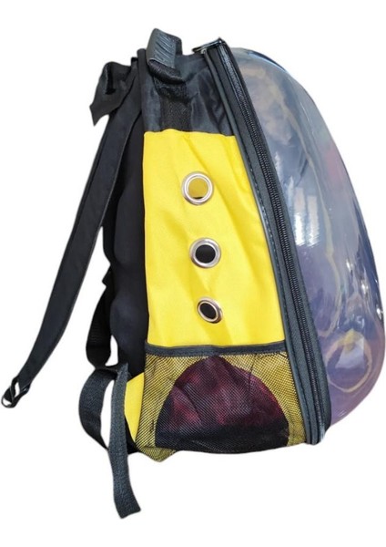 Kedi Köpek Taşıma Çantası Astronot Şeffaf Elastik Pvc 42 x 22 x 33 cm fırsatları