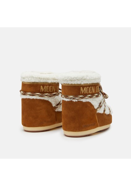 Kadın 80D1409580-MA03 Moon Boot Icon Low Shearling Whisky/off White