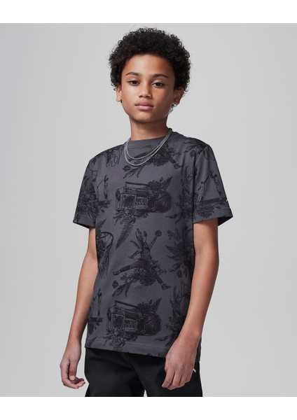 Nıke Jordan Sports Sketch Ss Tee Erkek Çocuk Tişört