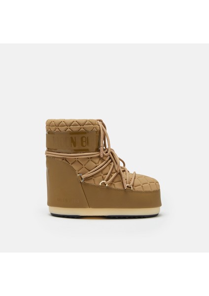 Kadın 80D1409540-M013 Moon Boot Icon Low Quilt Caramel