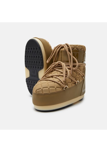 Kadın 80D1409540-M013 Moon Boot Icon Low Quilt Caramel