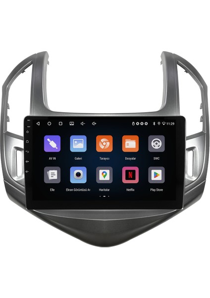 Chevrolet Cruze (2013-2015) Android 14 Multimedya Carplay 9 Inch 4 GB Ram / 64 GB Hafıza CRV-4052XR