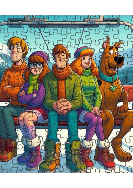 Scooby Doo Puzzle 99 Parça Scooby Doo Yapboz