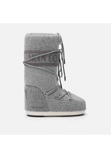 Kadın 80D1402950-H006 Moon Boot Icon Felt Grey