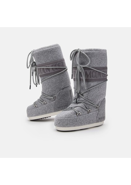 Kadın 80D1402950-H006 Moon Boot Icon Felt Grey