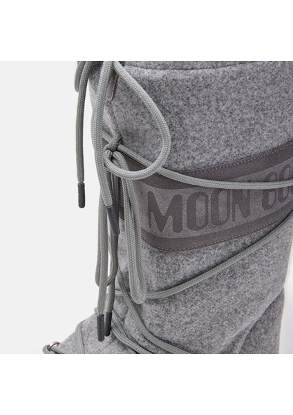 Kadın 80D1402950-H006 Moon Boot Icon Felt Grey