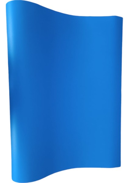 Mat Mavi Renk Dayanıklı Araç Motor Mobilya Kaplama Folyosu 126CM x 20CM