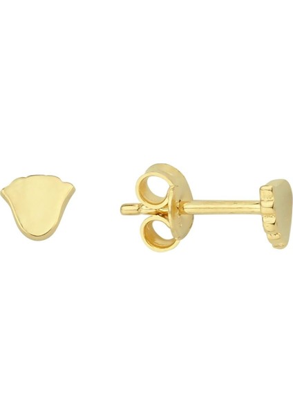 14 Ayar Minik Altın Küpe 0,61 gr