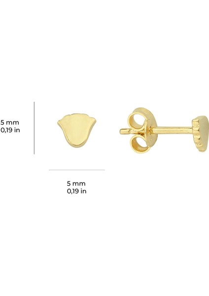 14 Ayar Minik Altın Küpe 0,61 gr fiyatları