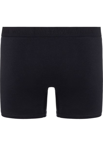 Erkek Lacivert 6’lı Likralı Boxer - 24102
