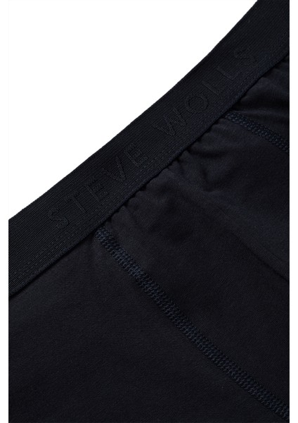 Erkek Lacivert 6’lı Likralı Boxer - 24102