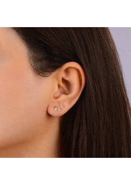 14 Ayar Altın Fiyonk Küpe 0,66 gr fiyatları