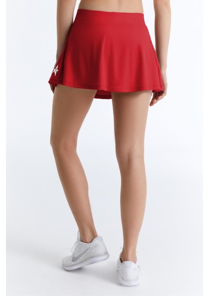 ED 7747-05 Serena Dry-touch Kadın Tenis Eteği Koyu Kırmızı ( Tenis , Golf , Pickleball , Dans ) fırsatları