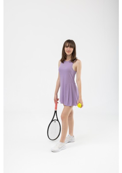 ED202301-10 Sonia Dry-touch Kadın Tenis Elbisesi Kız Çocuk Lila (Tenis, Golf, Pickleball, Dans)