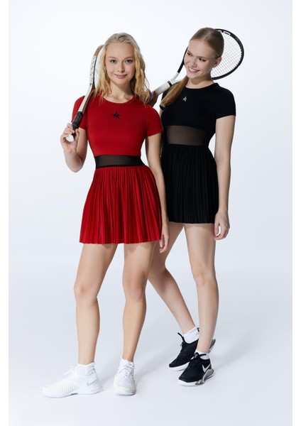 Ed 2374-01 Miami Spor Elbise Siyah (Tenis, Golf, Pickleball, Dans) fırsatları