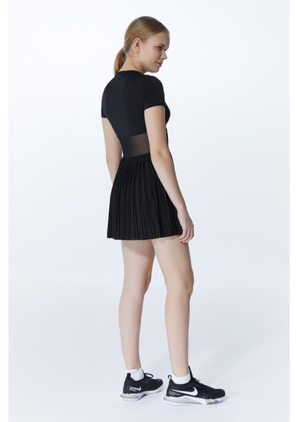 Ed 2374-01 Miami Spor Elbise Siyah (Tenis, Golf, Pickleball, Dans) indirimleri