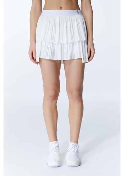 ED 2303-01 Ada Dry-touch Spor Etek Şortlu Beyaz (Tenis, Golf, Pickleball, Dans) indirimleri