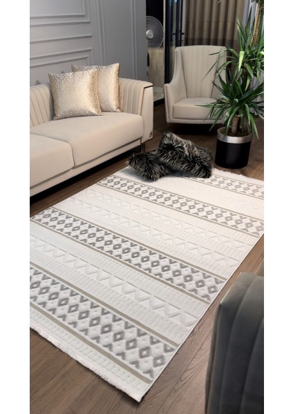 Iskandinav Halı Krem Modern Salon Halısı Koridor Halısı Yolluk Kesme Halı Oturma Odası Saçaklı Halı fiyatları