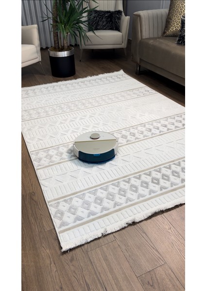 Iskandinav Halı Krem Modern Salon Halısı Koridor Halısı Yolluk Kesme Halı Oturma Odası Saçaklı Halı modelleri