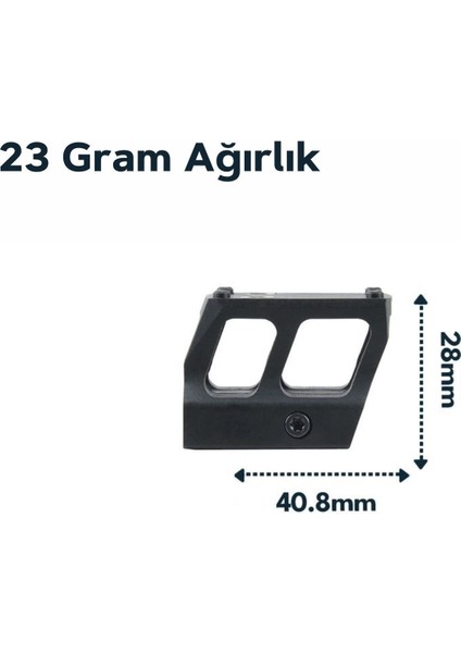 Mag Red Dot Uyumlu Yükseltici Ayak Picatinny Için Scfrm-11