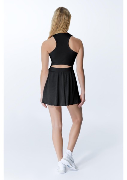 Ed 2347-02 Beyonce Spor Elbise Siyah (Tenis, Golf, Pickleball, Dans) modelleri