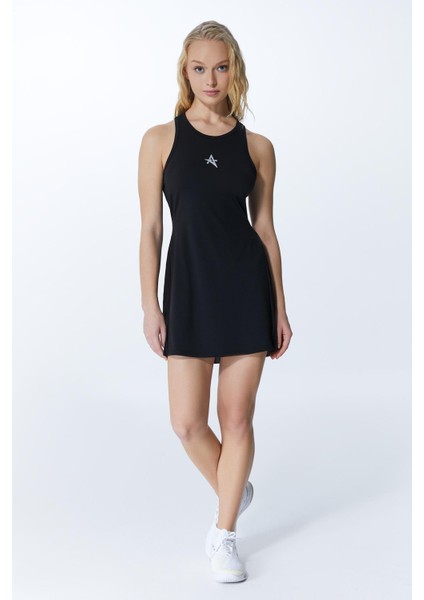 Ed 2364-02 Osaka Spor Elbise Siyah (Tenis, Golf, Pickleball, Dans)