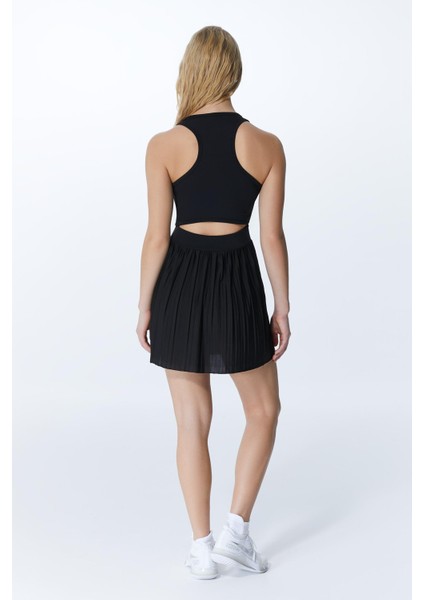 Ed 2364-02 Osaka Spor Elbise Siyah (Tenis, Golf, Pickleball, Dans) indirimleri