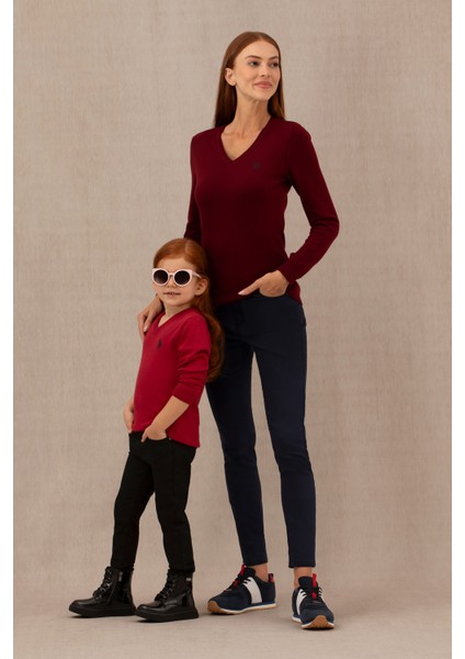 Kadın Lacivert Pantolon (Kanvas-Chino) 50271910-VR033