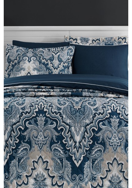 Tegan Denim Tek Kişilik Luxart Nevresim Takımı
