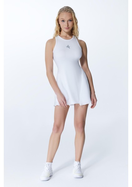 Ed 2347-01 Beyonce Spor Elbise Beyaz (Tenis, Golf, Pickleball, Dans) fiyatları