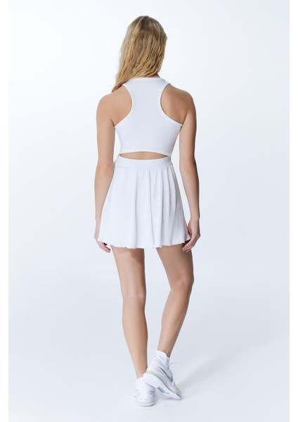 Ed 2347-01 Beyonce Spor Elbise Beyaz (Tenis, Golf, Pickleball, Dans) modelleri