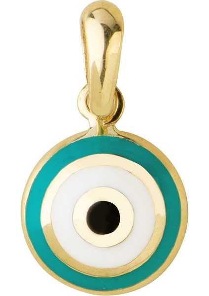 14 Ayar Altın Nazar Kolye Ucu 0,72 gr