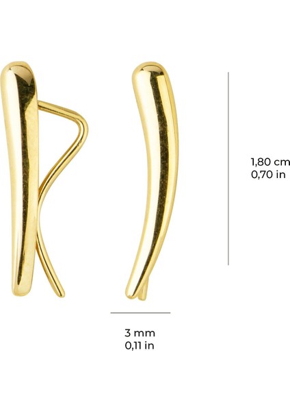 14 Ayar Modern Altın Küpe 1,05 gr fiyatları